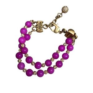 St. John Bead Bracelet Pink Gold
